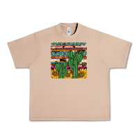 Burro cactus sunflower coaster Urban Heavy Tee - JahusDesignShop