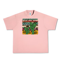 Salmon cactus sunflower coaster Urban Heavy Tee - JahusDesignShop