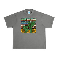 Tornado cactus sunflower coaster Urban Heavy Tee - JahusDesignShop