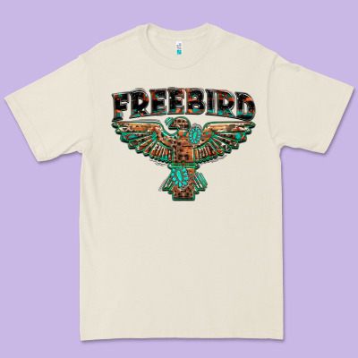 Aztec Free Bird Premium Tee Designed By Nancycooperartshop