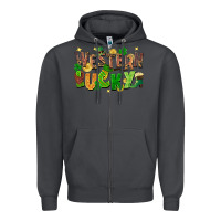 Smoke western lucky St. Patricks Day Zipper Hoodie - FaDigitalArtStudio