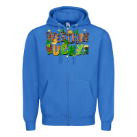 True Royal western lucky St. Patricks Day Zipper Hoodie - FaDigitalArtStudio
