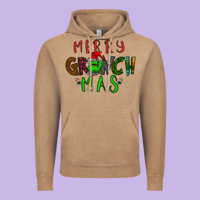 Merry Grinch Mas Vintage Hoodie Designed By Bettercallsaul