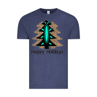 Vintage Denim Happy Holidays Tree Vintage Tee - Bettercallsaul