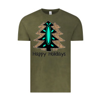 Vintage Olive Happy Holidays Tree Vintage Tee - Bettercallsaul