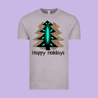 Happy Holidays Tree Vintage Tee Designed By Bettercallsaul