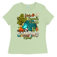 Matcha fires friends drinks camping crew Ladies Tee - NancyCooperArtShop