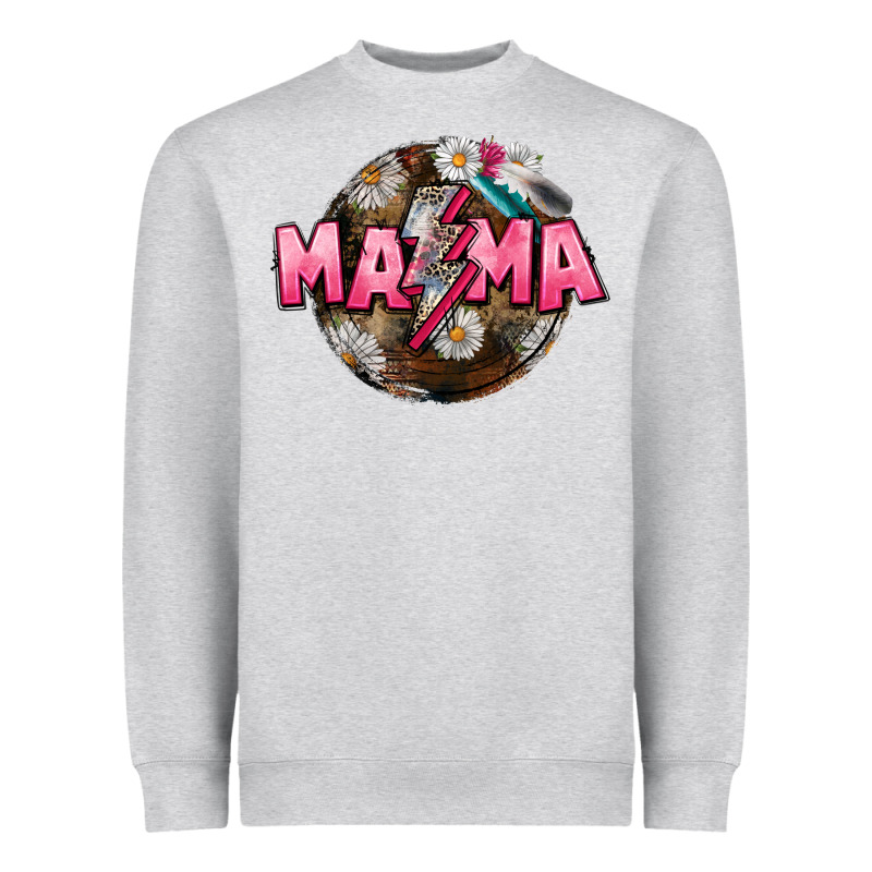 Mama Lightning Bolt Mother's Day Heavyweight Sweatshirt by CowGirlArtShop | Teevron