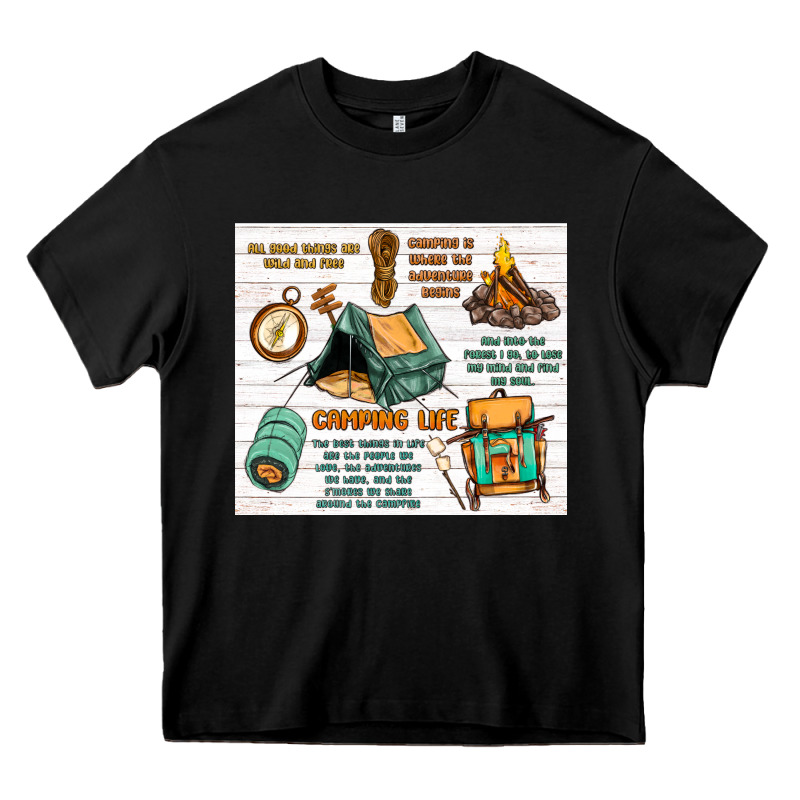 Camping Life Heavy Core Tee by MaliasSmallBusiness | Teevron