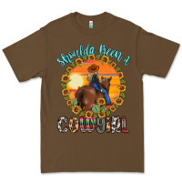 Cacao shoulda been a cowgirl Premium Tee - MaliasSmallBusiness