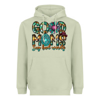 Matcha Good Moms Say Bad Words Heavyweight Hoodie - CowhideDigitalArt