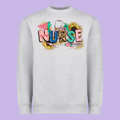 Nurse Heavyweight Sweatshirt Designed By Cowgirlartshop