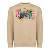 Mushroom nurse Heavyweight Sweatshirt - CowGirlArtShop