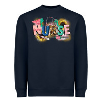 Navy nurse Heavyweight Sweatshirt - CowGirlArtShop