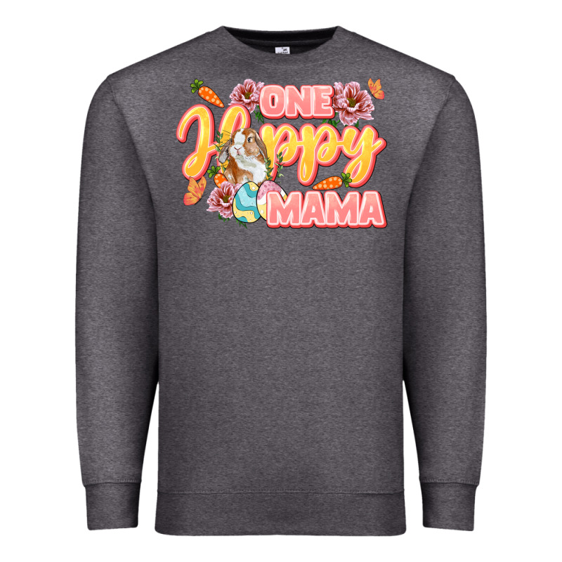 One Hoppy Mama Mother's Day Premium Sweatshirt by LillyAllenDesigns | Teevron
