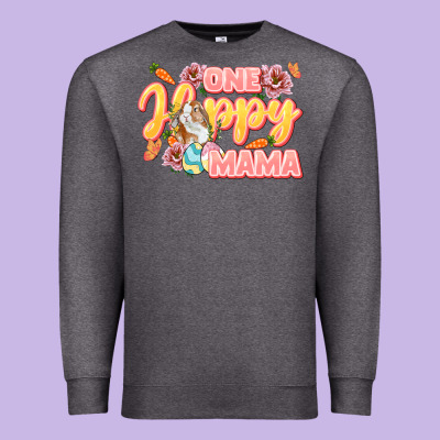 One Hoppy Mama Mother's Day Premium Sweatshirt Designed By Lillyallendesigns