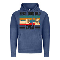 Vintage Denim Best Dog Dad Ever Vintage Hoodie - Bettercallsaul