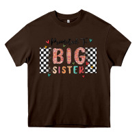 Chocolate Brown promoted to big sister Heavy Core Tee - MaliasSmallBusiness