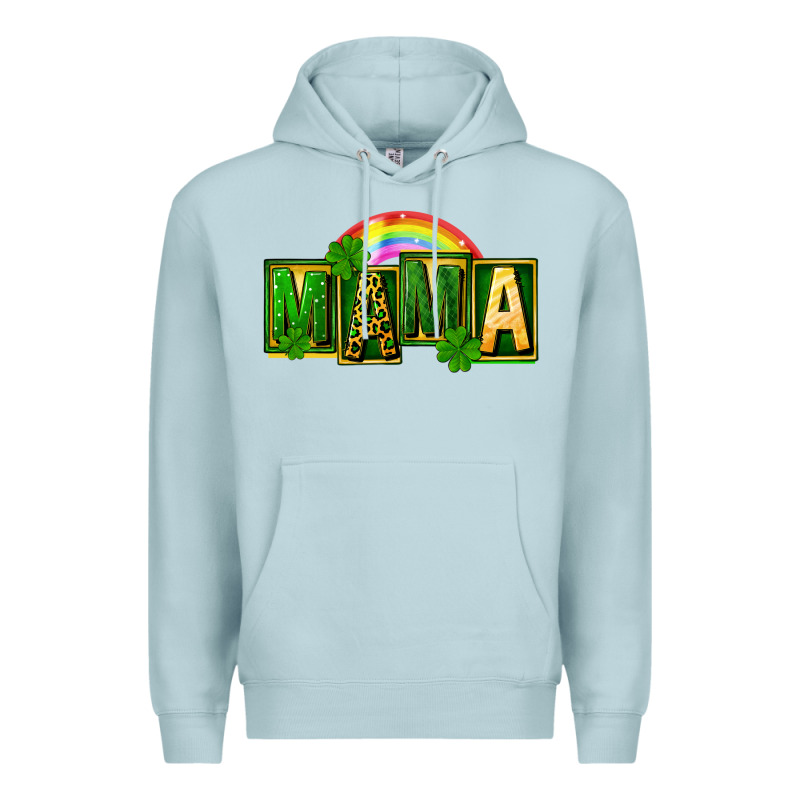 St. Patricks Day Mama Premium Hoodie by FaDigitalArtStudio | Teevron