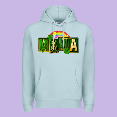 St. Patricks Day Mama Premium Hoodie Designed By Fadigitalartstudio
