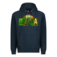 Navy St. Patricks Day mama Premium Hoodie - FaDigitalArtStudio