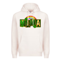 Pale Pink St. Patricks Day mama Premium Hoodie - FaDigitalArtStudio