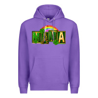 Purple St. Patricks Day mama Premium Hoodie - FaDigitalArtStudio