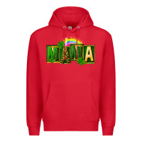 Red St. Patricks Day mama Premium Hoodie - FaDigitalArtStudio