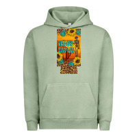 Pigment Oil Green don't jesus done it that way western skeleton  12 oz can cooler  (slim Urban Hoodie - Artiststas