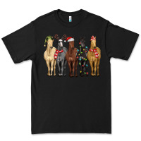 Black horses with christmas Premium Tee - MaliasSmallBusiness