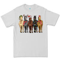 Dove Grey horses with christmas Premium Tee - MaliasSmallBusiness
