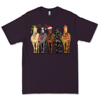 Plum horses with christmas Premium Tee - MaliasSmallBusiness