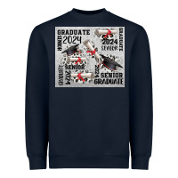 Navy senior 2024 Heavyweight Sweatshirt - CowGirlArtShop