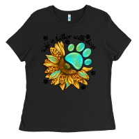 Black life is better with dogs Ladies Tee - NancyCooperArtShop