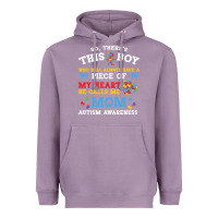 Lavender LIL Autism Mom Heavyweight Hoodie - CowhideDigitalArt