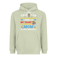Matcha LIL Autism Mom Heavyweight Hoodie - CowhideDigitalArt
