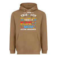 Toasted Coconut LIL Autism Mom Heavyweight Hoodie - CowhideDigitalArt