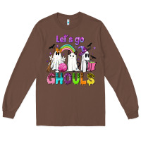 Chestnut Let's go ghouls Long Sleeve Tee - NancyCooperArtShop
