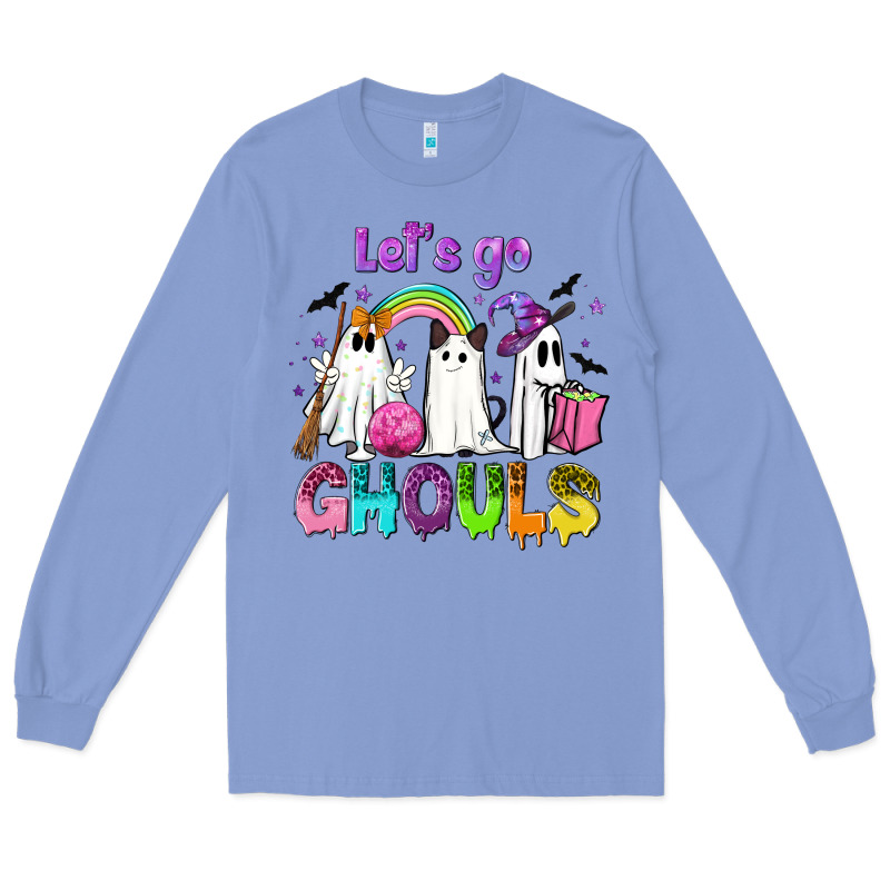 Let's Go Ghouls Long Sleeve Tee by NancyCooperArtShop | Teevron