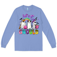 Colony Blue Let's go ghouls Long Sleeve Tee - NancyCooperArtShop
