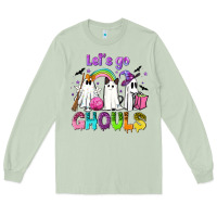 Matcha Let's go ghouls Long Sleeve Tee - NancyCooperArtShop