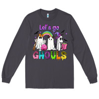 Smoke Let's go ghouls Long Sleeve Tee - NancyCooperArtShop