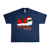 Navy Christmas Spirits Baseball Urban Heavy Tee - Bettercallsaul