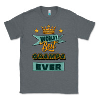 Charcoal Heather world's best grampa ever Classic Tee - Jasminsmagicworld