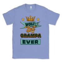 Colony Blue world's best grampa ever Classic Tee - Jasminsmagicworld