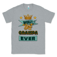 Heather Grey world's best grampa ever Classic Tee - Jasminsmagicworld