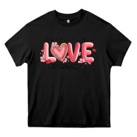 Black let all that you do be done in love 1 corinthıans Heavy Core Tee - MaliasSmallBusiness