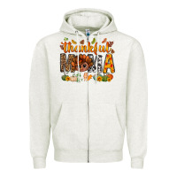 Oatmeal Heather thankful mama and turkey bbs Zipper Hoodie - BundleAndBundleShop