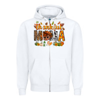 White thankful mama and turkey bbs Zipper Hoodie - BundleAndBundleShop
