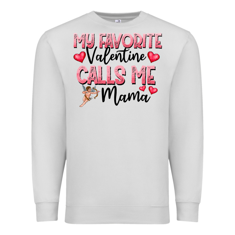 Love Message With Cupid And Hearts Premium Sweatshirt by CowhideDigitalArt | Teevron